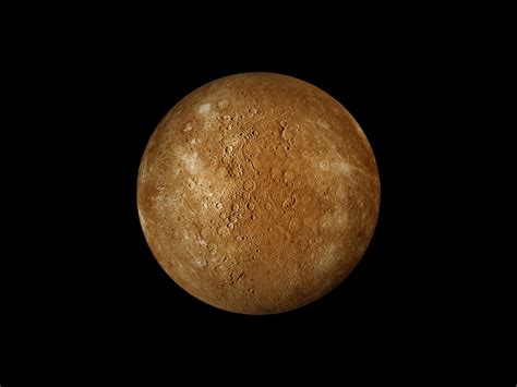 Planet Mercury Surface Temperature