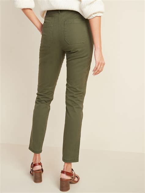 Mid Rise Pixie Ankle Chinos For Women Old Navy