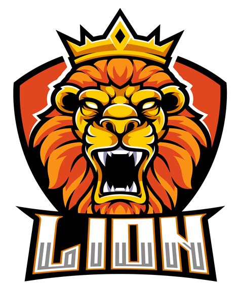 Lion Mascot Logo Png Free Png And Transparent Images