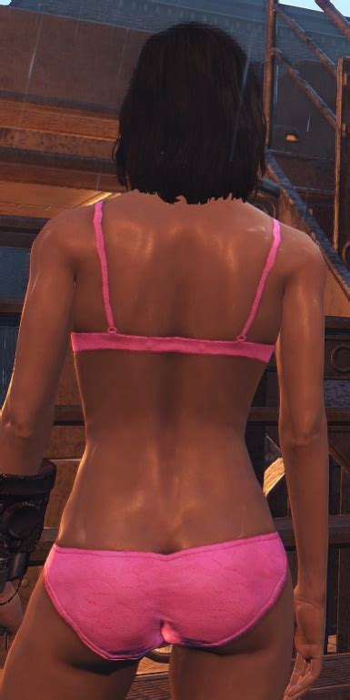 Lace Bra And Underwear In Different Colors At Fallout 4 Nexus Mods