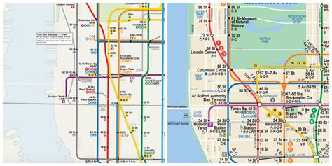 Map See The Ideal Mta Subway System Midtown New York Dnainfo