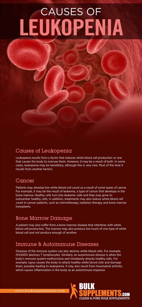 What Is Leukopenia Causes Symptoms And Treatment
