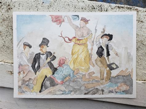 Releitura A Liberdade guiando o povo de Eugène Delacroix Obra de