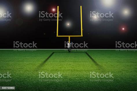 American Football Field Goal Post Stock Photo Download Image Now