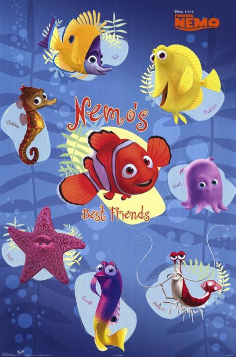 Nemo And Friends Finding Nemo Characters Disney Finding Nemo