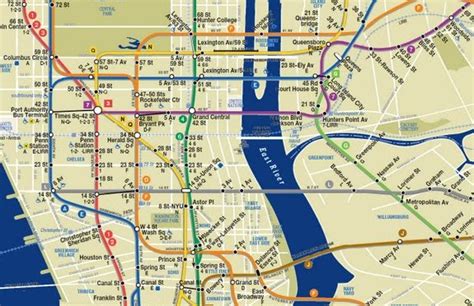 Map Of The Day Subway Service At Night Second Ave Sagas