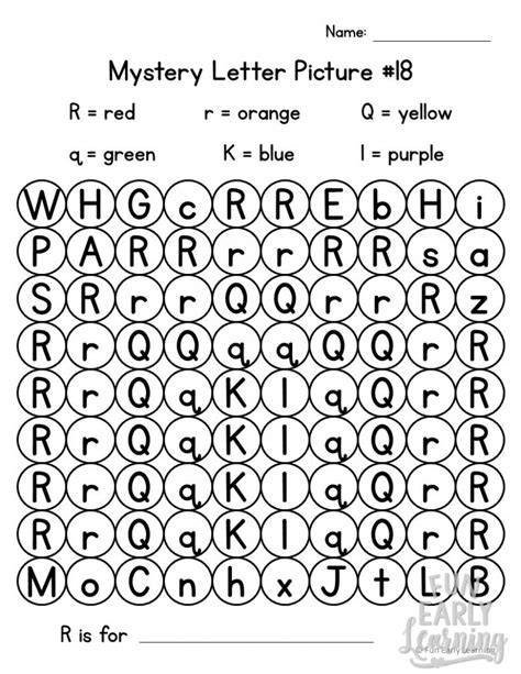 Below you'll find a large selection of alphabet banners, tracing worksheets, letter games, and crafts. Mystery Letter Pictures Alphabet Activity for Preschool and Kindergarten