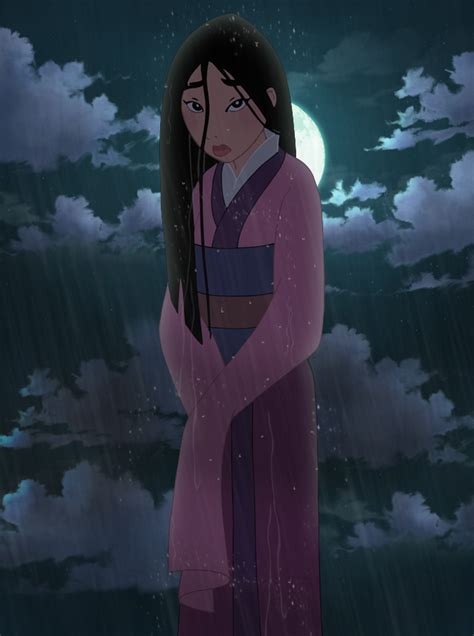 Mulan In The Rain By Glee Chan On Deviantart