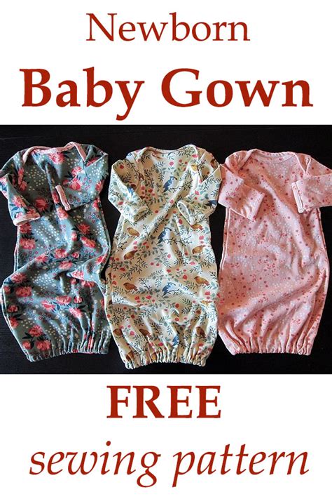 44 Free Sewing Pattern For A Newborn Baby Gown Ameliaheprita