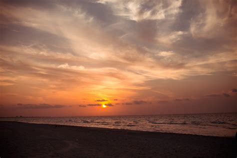 Beach Sunset Hd Wallpaper Background Image 2400x1600 Id792216