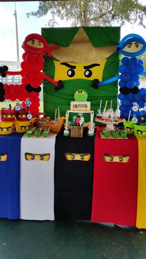 Lego Ninjago Ninja Birthday Party Ideas Photo 3 Of 7 Catch My Party