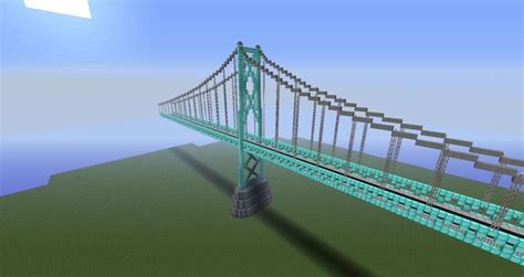 Ogdensburg Prescott Suspension Bridge Minecraft Project Minecraft