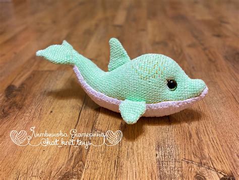 Amigurumi Dolphin Crochet Pattern Sea Animal Plush Pattern Etsy