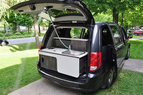 Diy Camper Kit For Minivan And Honda Element Suvs