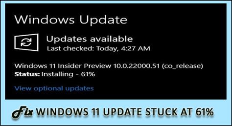 Windows 11 Stuck In Working On Updates 61 Archives Fix Pc Errors