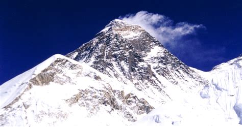 The Peak Of The Highest Mountain In The World Everest In Wall Mural