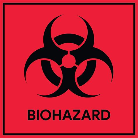 Biohazard Stickers Signs Pack Of 10 Decals For Labs Hospitals And