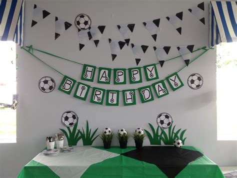 Don't forget to subscribe, like, share, and. Soccer themed birthday party decorations. | Doğum günü