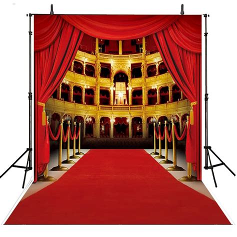 Red Carpet Photography Backdrops Wedding Vinyl Backdrop For Photography