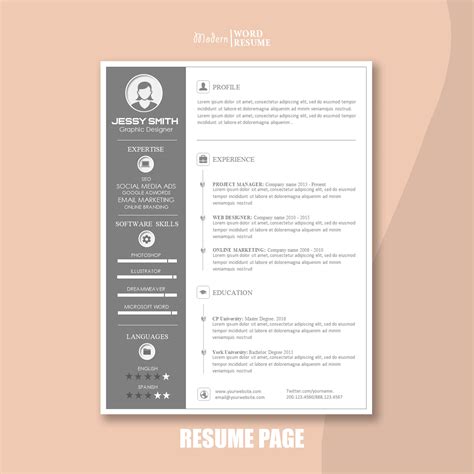 Resume Format 2020 Cv Template Word Free Download 202