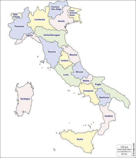 The 20 Regions Of Italy 2023 Italofile