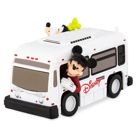 Disney Die Cast Metal Transport Bus Mickey And Goofy