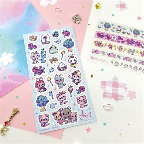 Furry Fairy Tales Sticker Sheet – STICKII