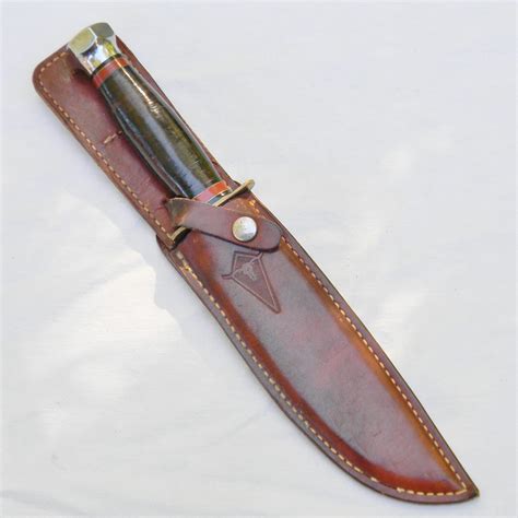 Marbles Longhorn Hunting Knife 6 Inch Blade Orig Leather Sheath Rare