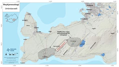 Fagradalsfjall Volcano Eruption Map