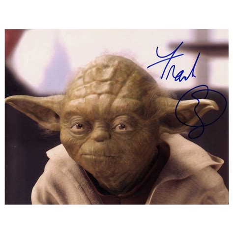 Frank Oz Yoda Signed Photo