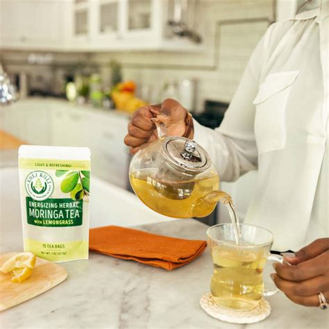 Moringa Herbal Tea Lemongrass Kuli Kuli Foods