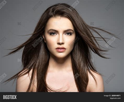 brunette woman beauty image and photo free trial bigstock
