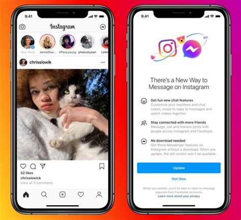 Instagramのdm機能がfacebook Messengerと統合（とりあえずしない選択もあり） Itmedia News