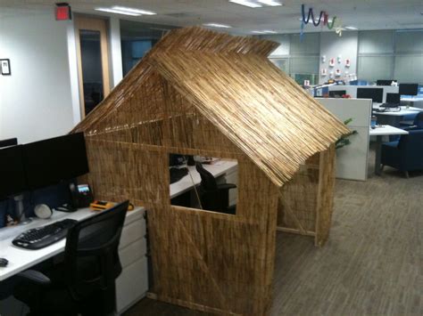 What better way to enjoy your backyard then by adding a customized tiki hut,our tiki huts are a perfect backyard. Tiki Hut Cubicle | Business.com decided to have a cubicle ...