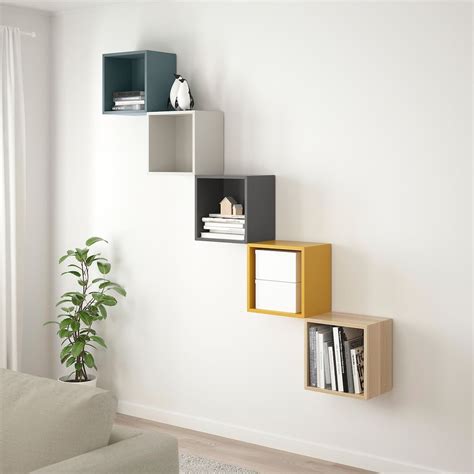 Eket Wall Mounted Storage Combination Multicolor 2 Ikea