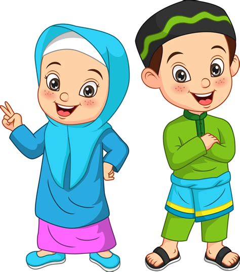 Kids Muslim Vector Art Icons And Graphics For Free Download