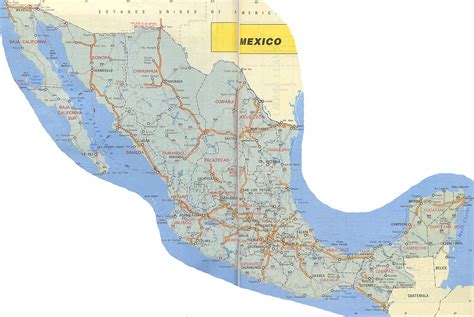 Mapa De Mexico De Carreteras Y Autopistas Whats New