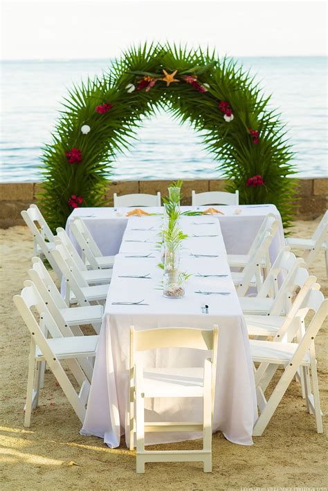Beach occasions will provide you with a memory that you will cherish for a lifetime.just imagine the backdrop of your wedding vows in the warm salt air, with. Romantic beach setup for an intimate wedding reception in ...