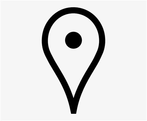 White Google Maps Pin Transparent PNG X Free Download On NicePNG