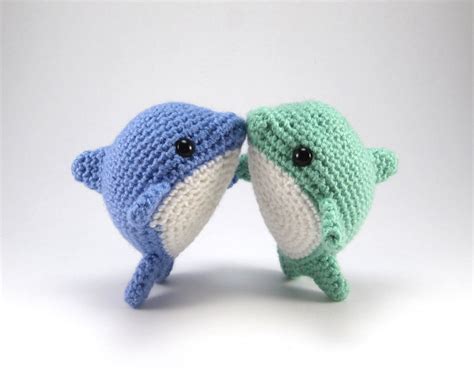 Pearl The Dolphin Pdf Crochet Amigurumi Pattern Etsy
