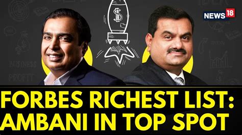 Forbes India Richest List 2023 Mukesh Ambani Reclaims Top Spot With