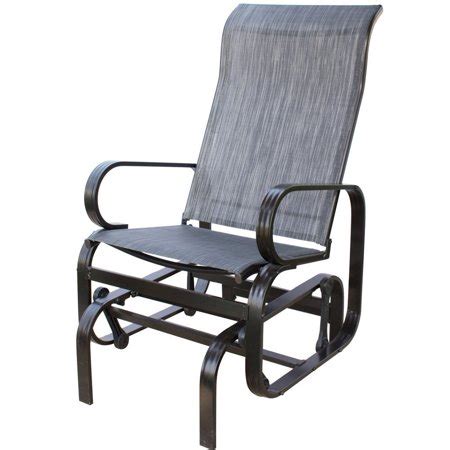 With reclining patio chairs, they're great at distributing your weight and usually helps with reducing pressure points and pain in the joints and muscles. PatioPost Sling Glider Outdoor Patio Chair Textilene Mesh ...