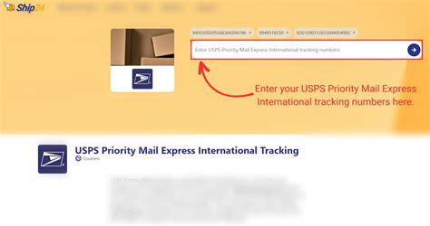 Track Your Usps Priority Mail Express International Package