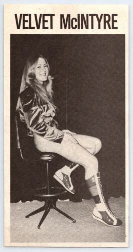 1983 Woman Wrestler Velvet Mcintyre 5x95 Magazine Clip Wrestling