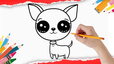 Como Desenhar Um Cachorrinho Kawaii Passo A Passo Como Dibujar Un