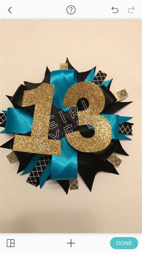 13th Birthday Pin Corsage Unfinished💕 Birthday Pins Birthday