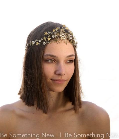 celestial wedding crown gold stars bridal headpiece with a etsy wedding crown celestial