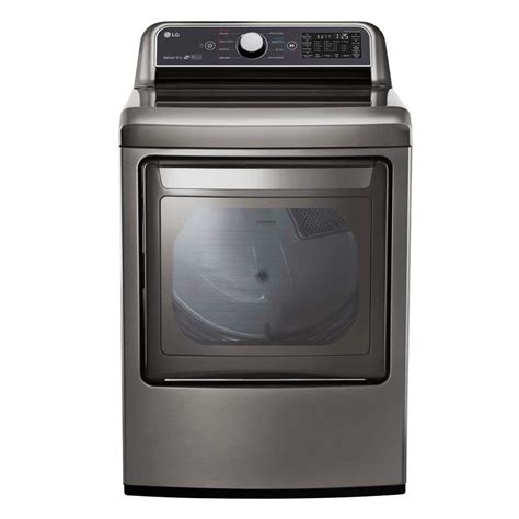 Lg 73 Cu Ft Smart Vented Gas Dryer In Graphite Steel With Easyload