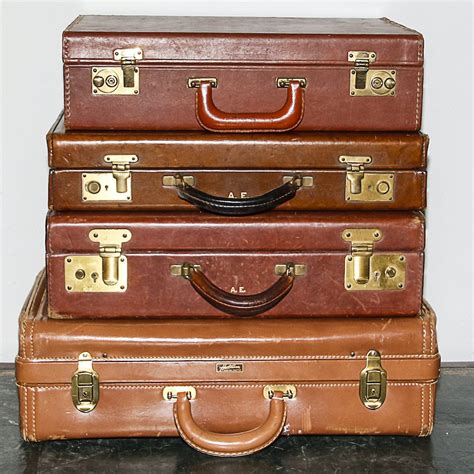 Collection Of Vintage Briefcases Ebth