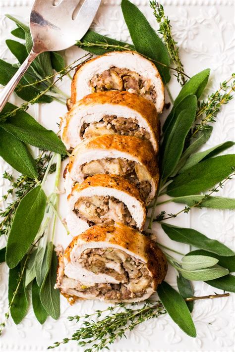 Roasted Turkey Roulade Recipe Turkey Roulade Roulade Cooking